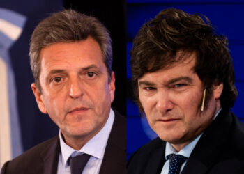 massa-e-milei-competem-por-votos-no-2-turno-na-argentina