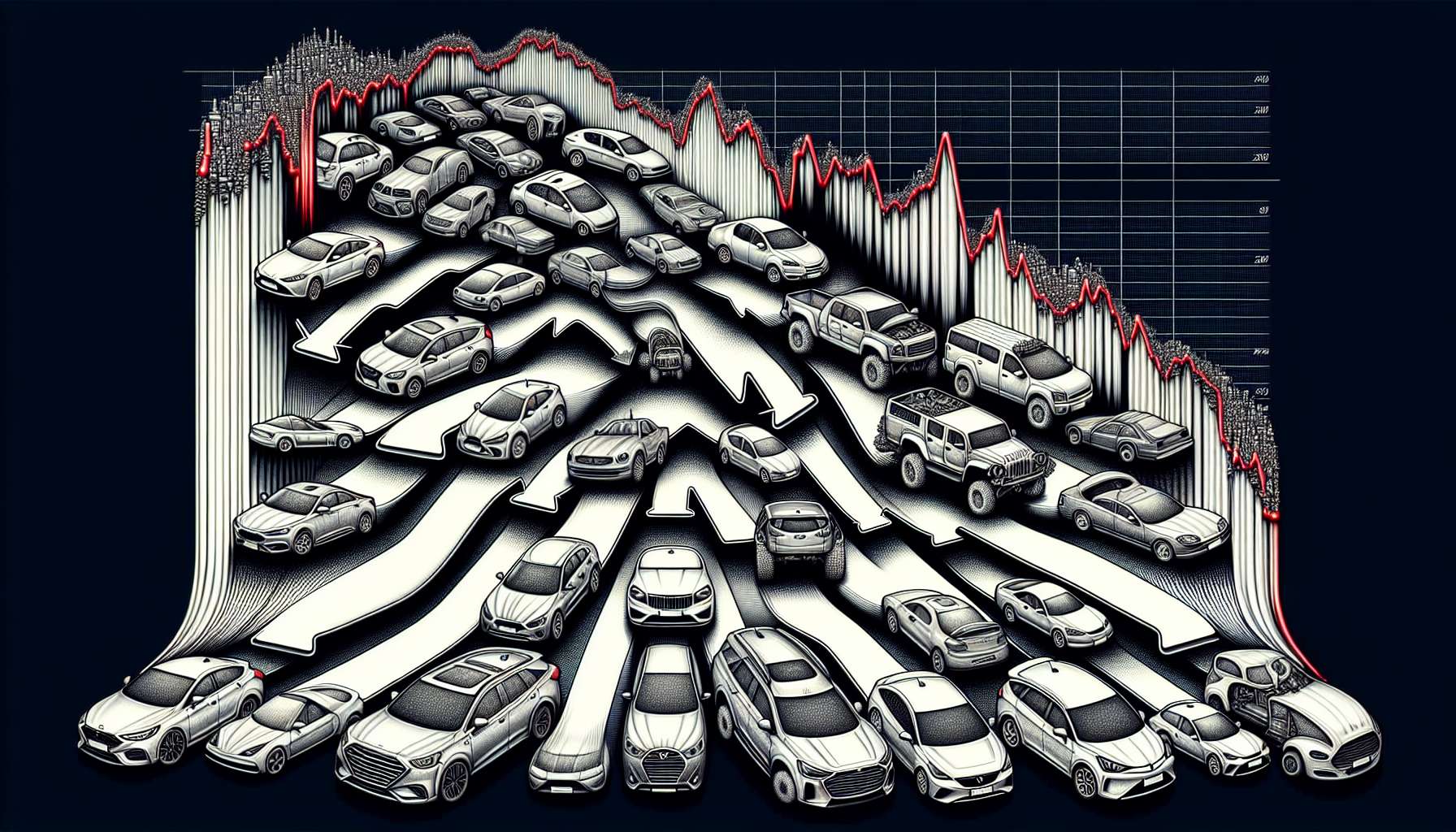 Desafios e Adaptações: O Cenário dos Veículos com Quedas Significativas nas Vendas em 2024