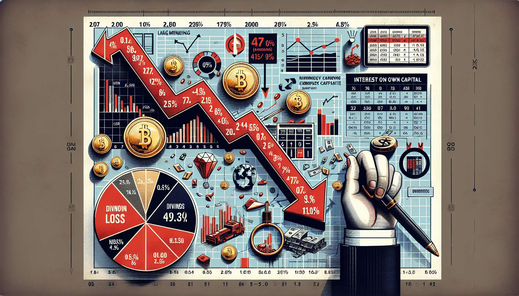 Vale (VALE3) fecha 4T24 com prejuízo expressivo, mas revela distribuição de dividendos, Juros sobre Capital Próprio e plano de recompra de ações; veja os detalhes financeiros da mineradora