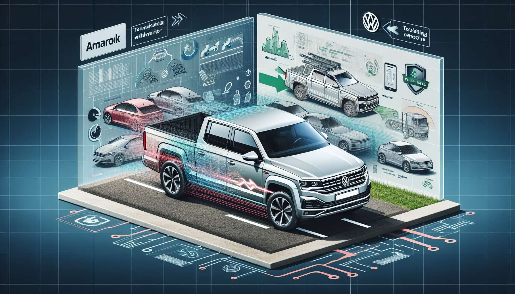 Volkswagen Amarok: Sindicato Anuncia Introdução de Versão Híbrida a Partir do Próximo Ano, Marcando uma Nova Era de Sustentabilidade e Inovação Tecnológica no Segmento de Picapes