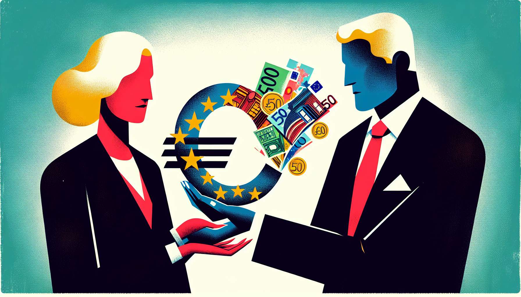 União Europeia considera proposta de 50 bilhões de euros para Trump em possível acordo comercial estratégico entre Europa e Estados Unidos
