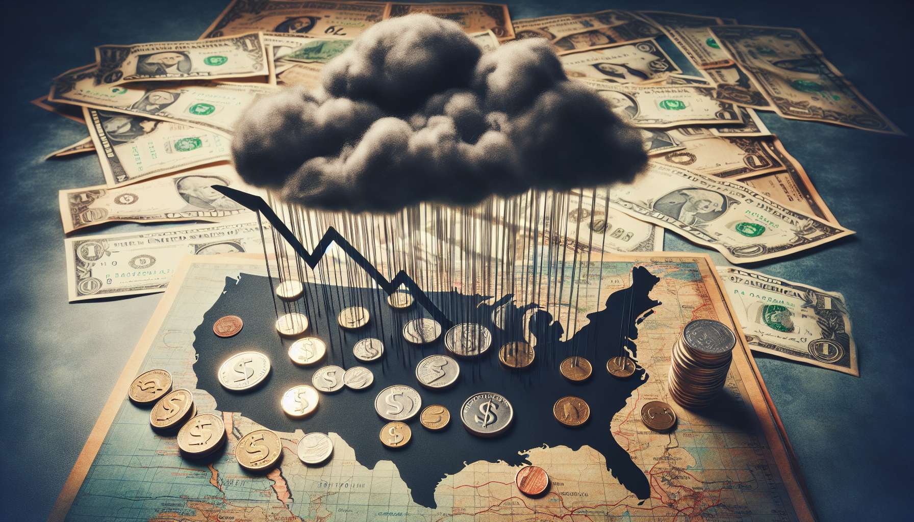 Economia dos EUA enfrenta declínio inédito desde 2022 por preocupações tarifárias