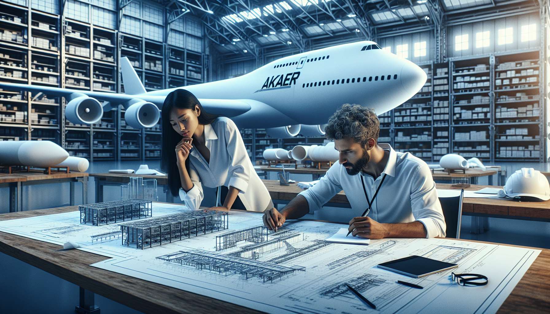 Akaer assume o desafio de projetar a cabine para o gigantesco avião cargueiro, o maior do planeta
