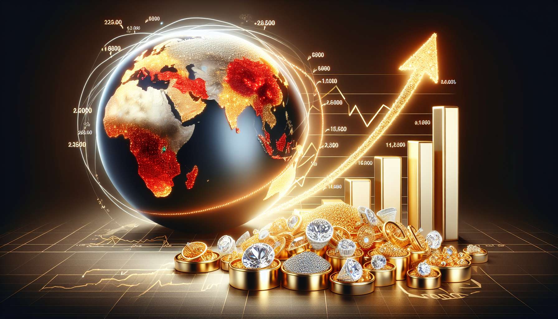 Ouro em alta: impacto no preço das joias e oportunidades de investimento