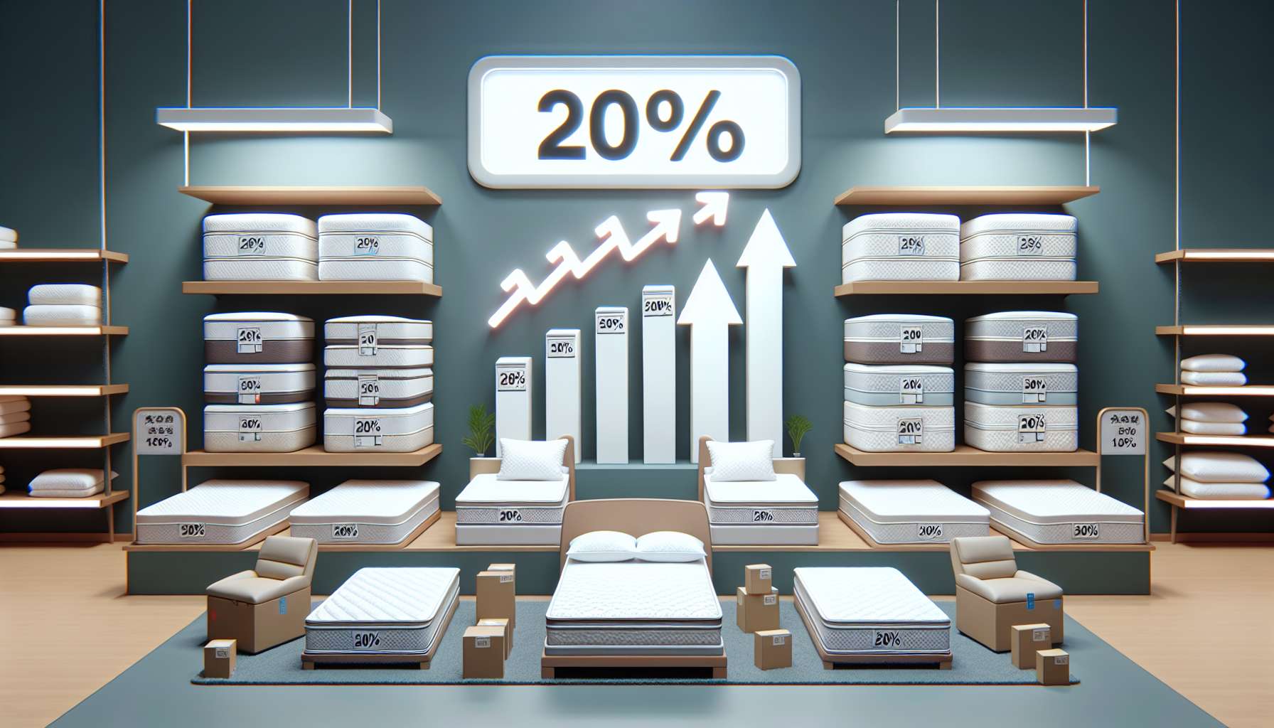 Indústria prevê aumento de 20% nos preços dos colchões