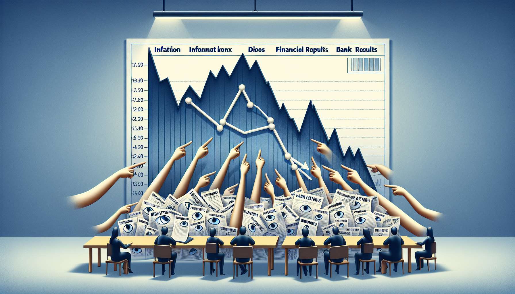 Futuro do Dow Jones cai com atenção em inflação e balanços de bancos