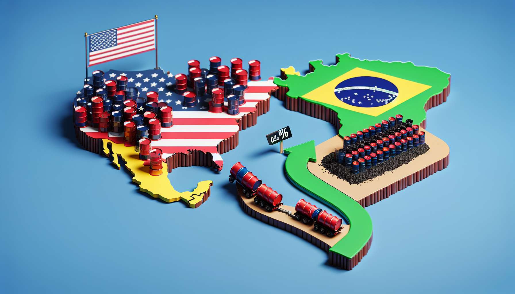 EUA importam menos de 3% de petróleo do Brasil