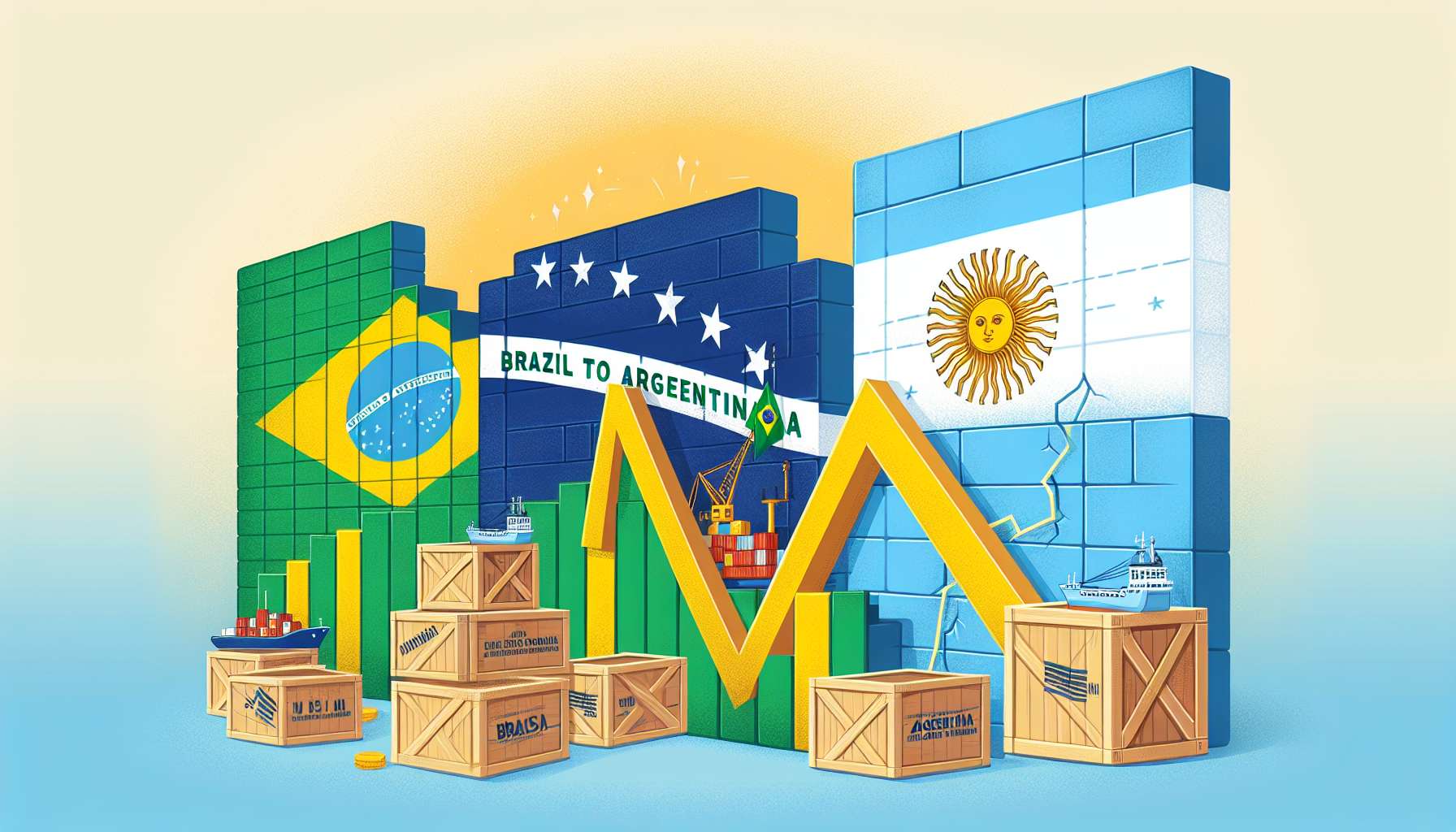 Alta nas exportações brasileiras à Argentina alivia tarifas dos EUA?