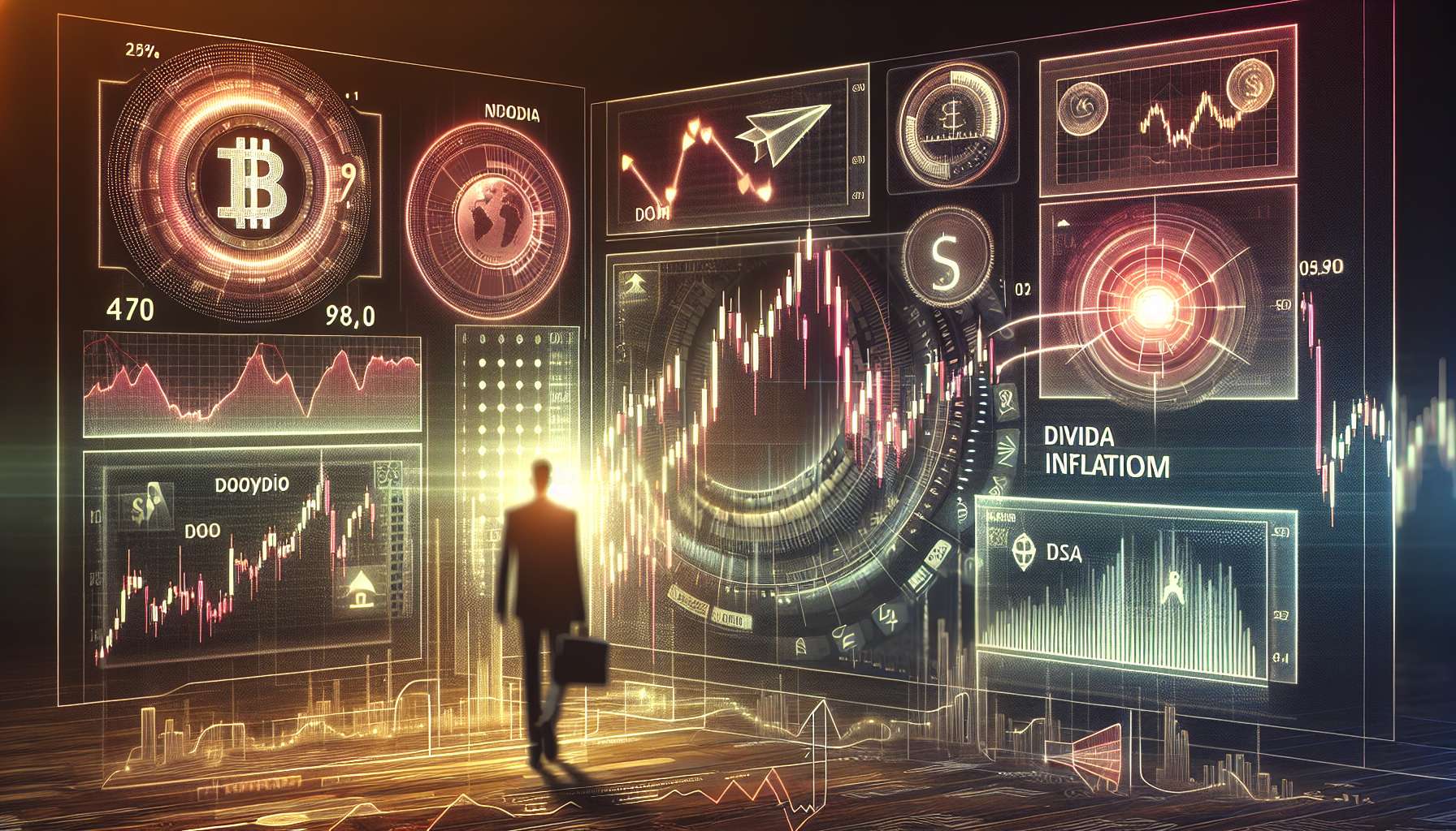 Futuro do Dow Jones recua com atenções voltadas para Nvidia e inflação PCE
