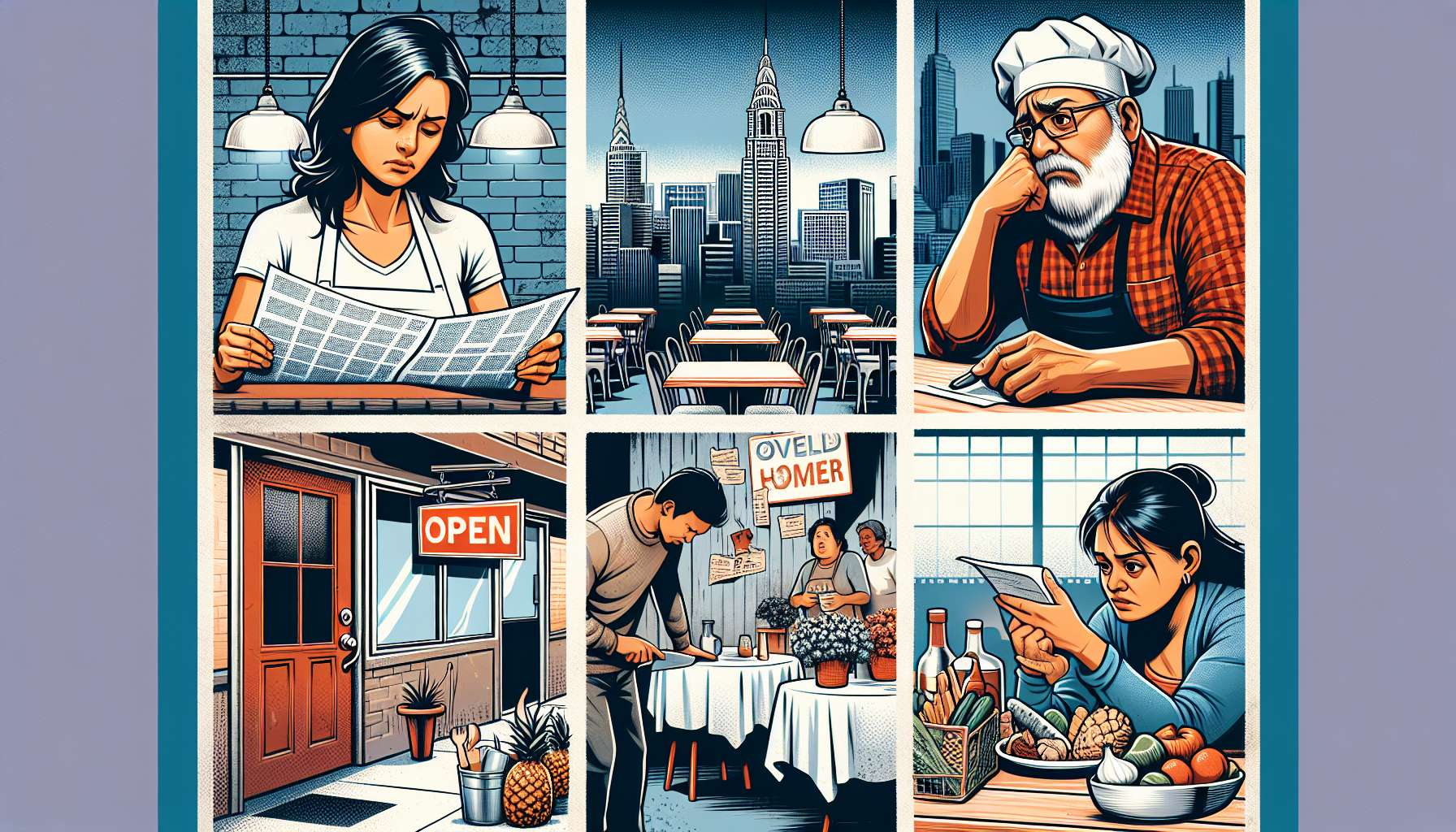 Crise nos EUA: Restaurantes enfrentam custos altos e queda no consumo
