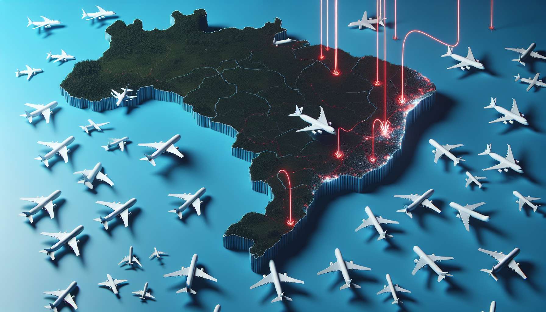 Cidades do Brasil ficam sem voos devido à redução da malha aérea